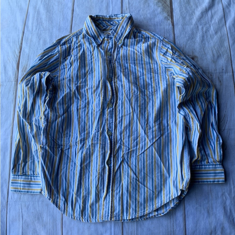 The Children’s Place Stripe Long Sleeve Shirt Size Large